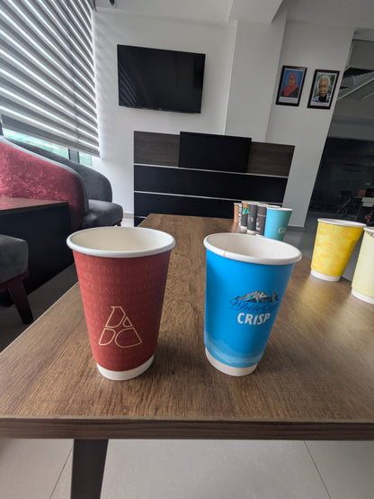 Custom Disposable Paper Cups ( Single and Double wall )